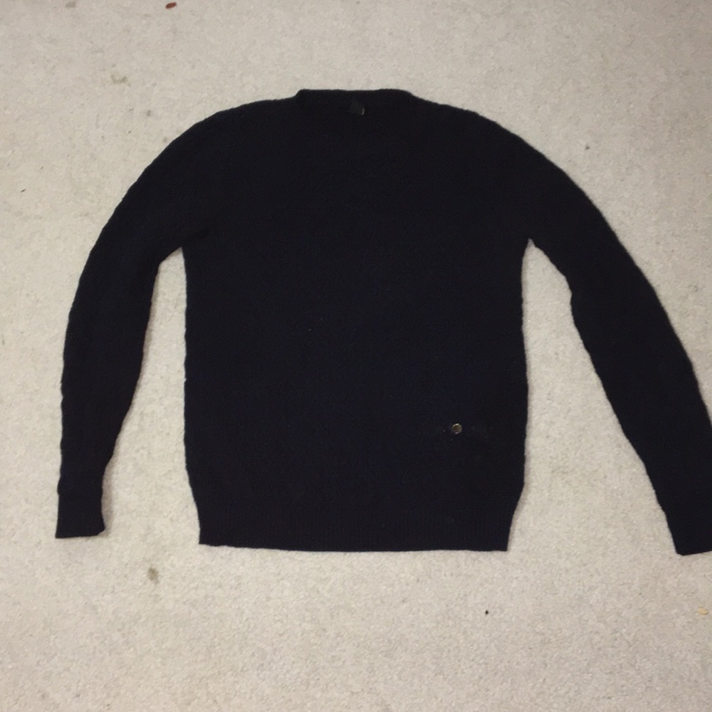 Navy knit sweater